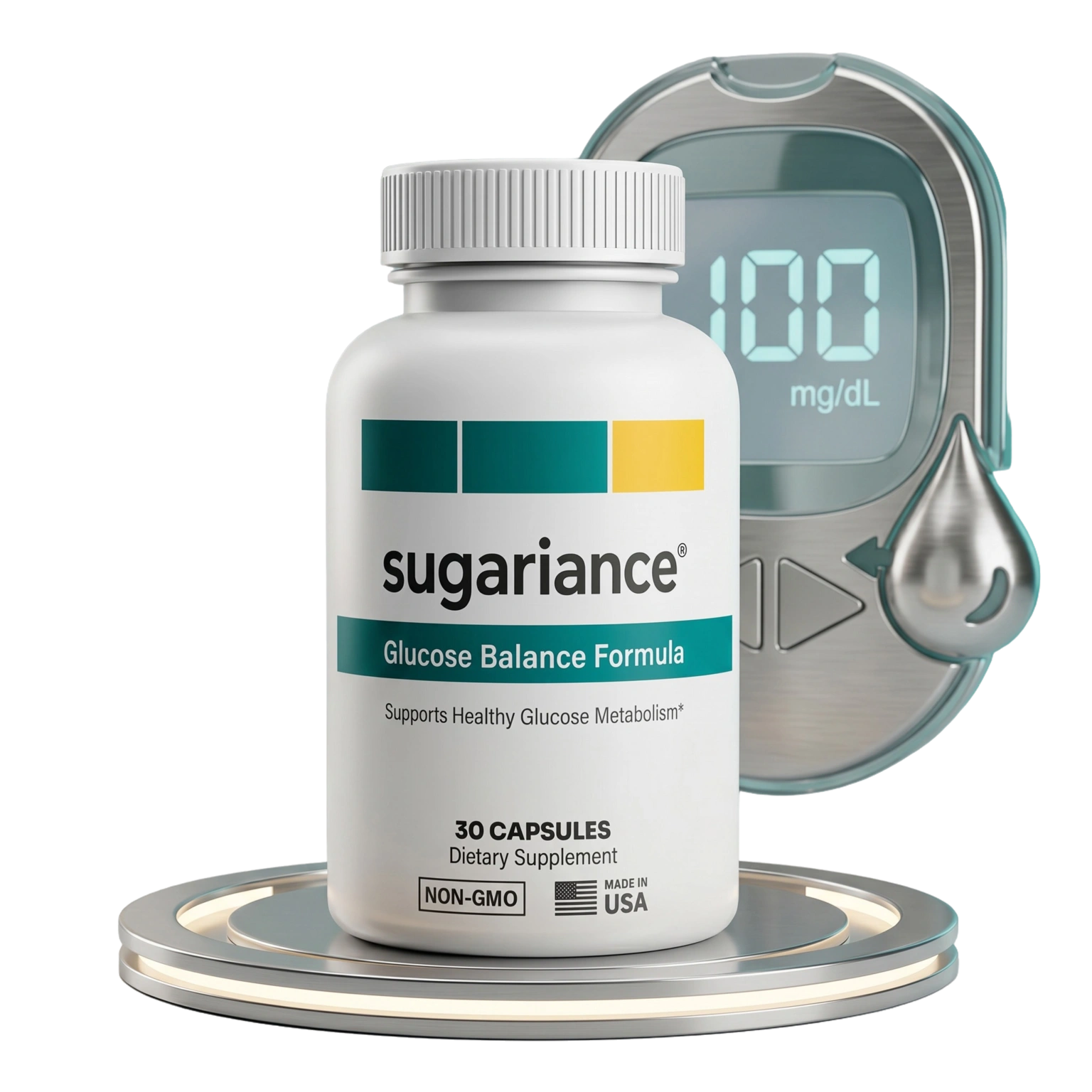 Sugariance  ™ daily blood sugar and metabolic wellness support supplement