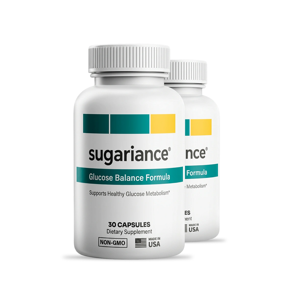 Sugariance    2 Bottle Package - Natural Supplement  Loss Supplement