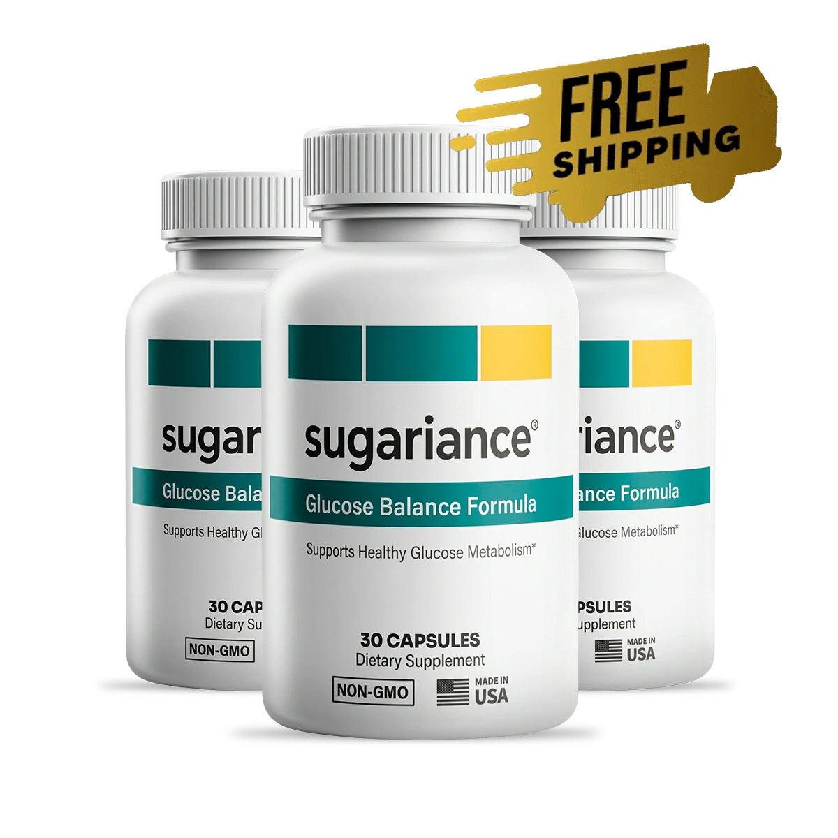 Sugariance    3 Bottle Package - Supplement  Management Supplement